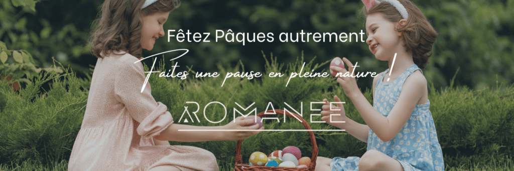 Enfants célébrant Pâques avec des œufs colorés.